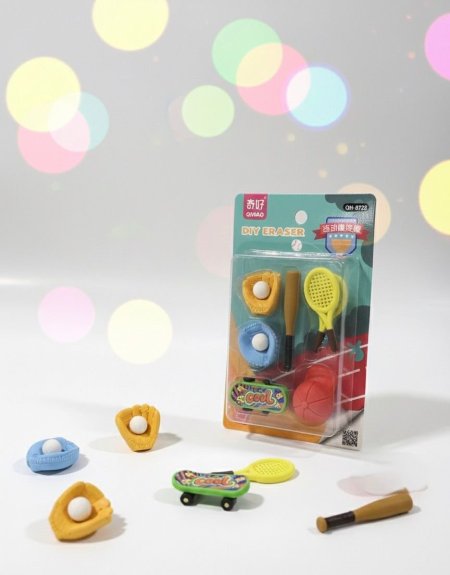 ممحاه ع شكل أدوات رياضيه